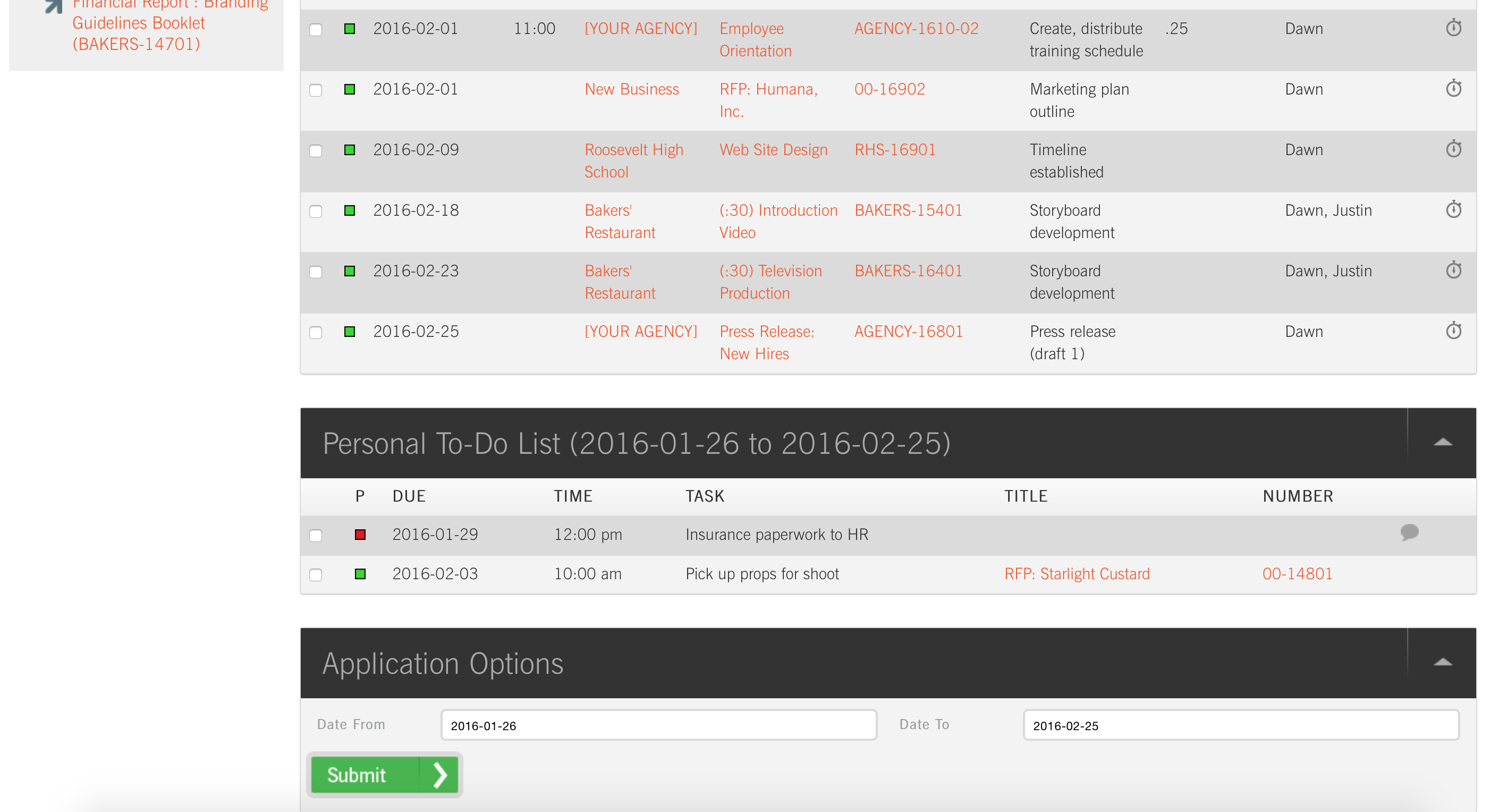 Personal To Do List CurrentTrack